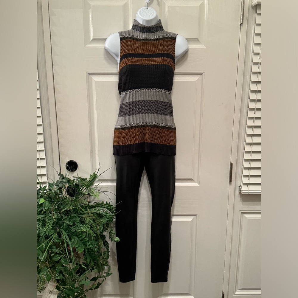 Sanctuary sleeveless tank with mock neck